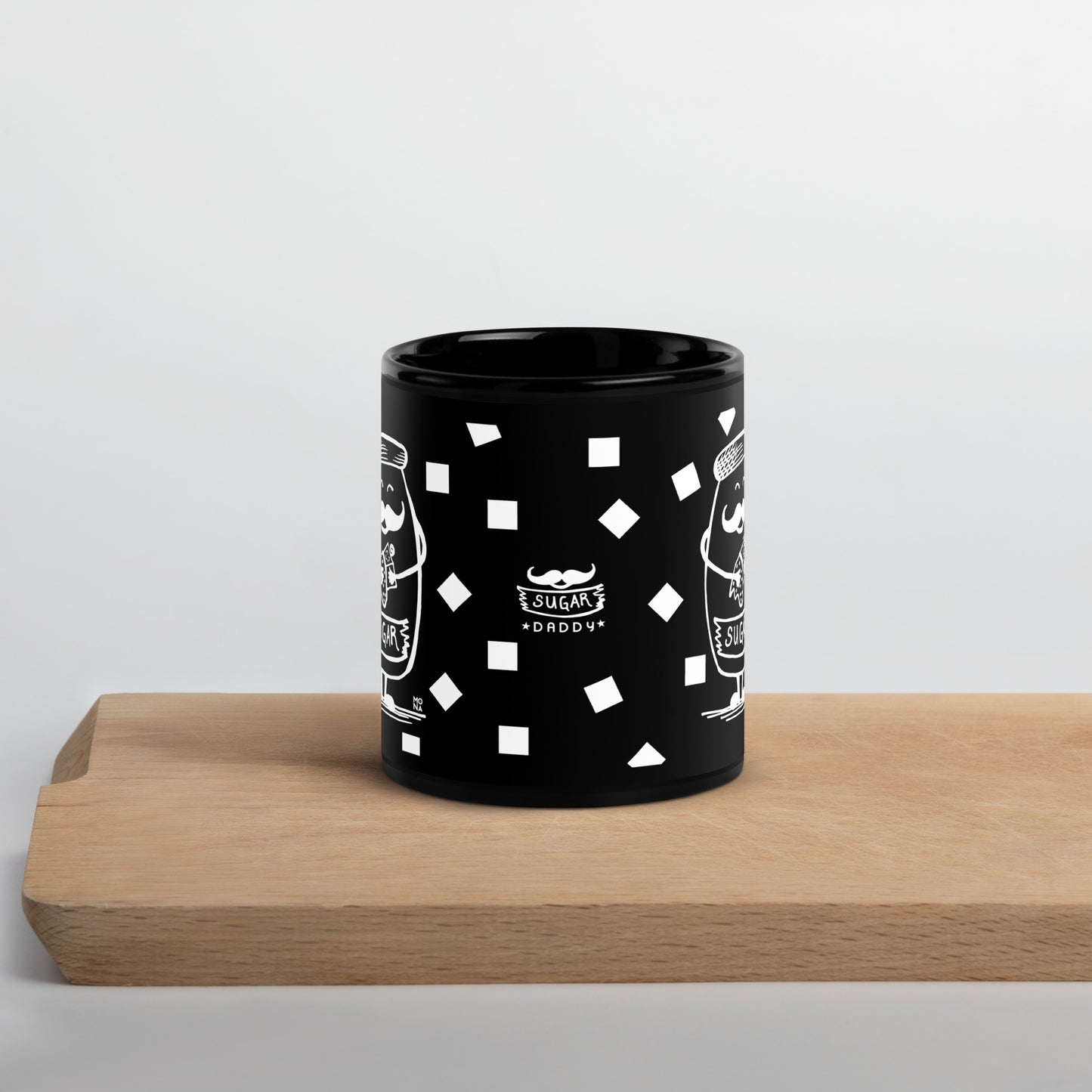 ImagiCup: The Expressive Design in Black Mug, 11oz, illustrated and unique design