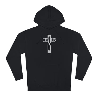 Jesus Cross Hooded Sweatshirt, Catholic, Religious, Faith