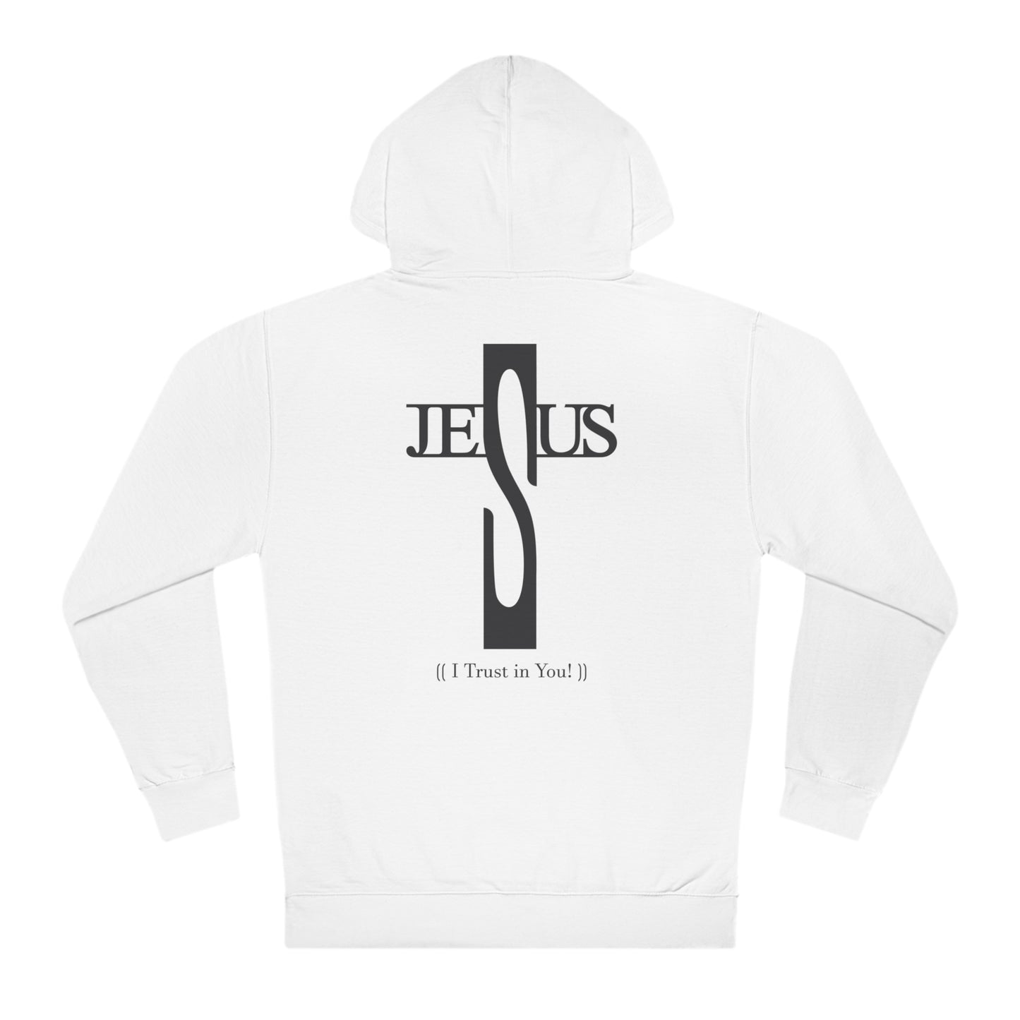 Jesus Cross Hooded Sweatshirt, Catholic, Religious, Faith