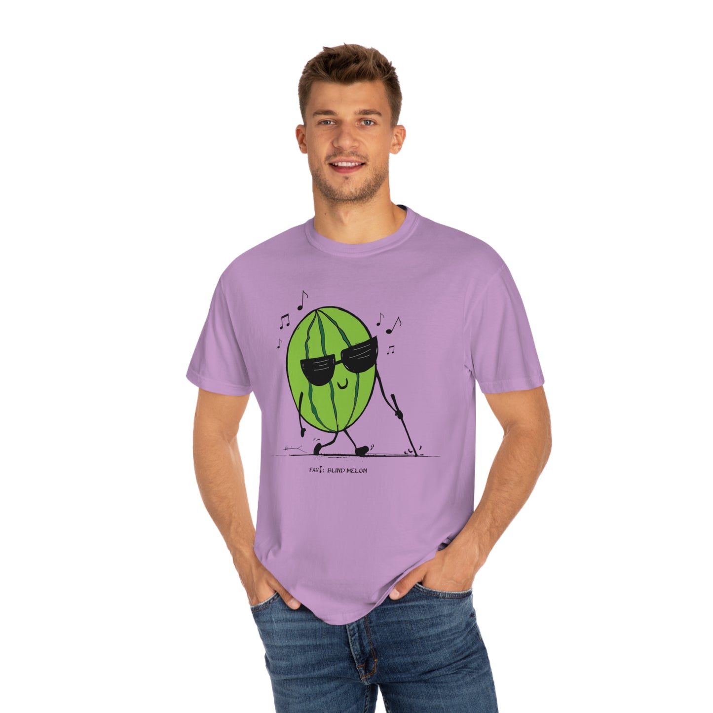 Cool Funny Illustrated T-shirt, Rock Band Inspiration Blind Melon, cool design illustration
